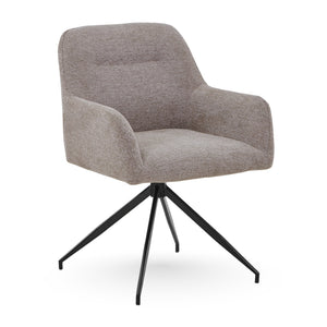 Ofelia chaise de salle à manger - Sand Avec fonction pivotante à 360 degrés