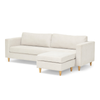 Canapé-chaise longue Hildur 3 places, couleur beige