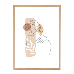 Paloma - Cadre photo en bois 50x70 cm