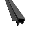Kinsley - moulure d'angle pour bardage de façade en composite noir 2900 x 219 x 29 mm