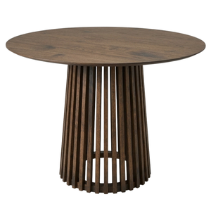 Table ronde Harris en chêne fumé - Ø88 cm
