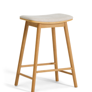 Tobi Tabouret de bar 42x36x65 cm en chêne
