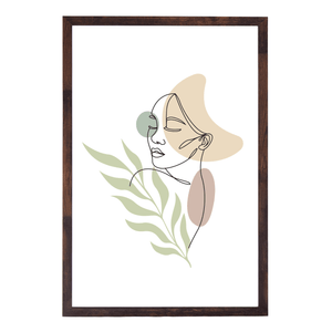 Paloma Cadre photo 60x90 cm bois fumé