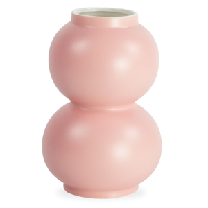 Becca vase en céramique rose en forme de bulles 21 cm