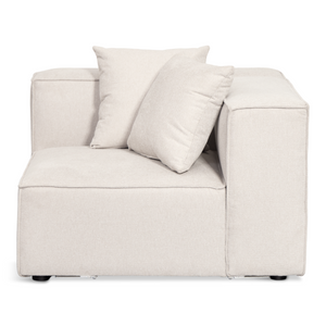 Hailey - Module d'angle beige L: 100 x P: 100 x H: 65 cm