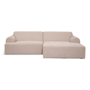 Arianna - Canapé d'angle beige - Orientation droite