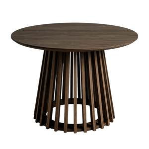 Table basse ronde Harris en chêne fumé - Ø70 cm