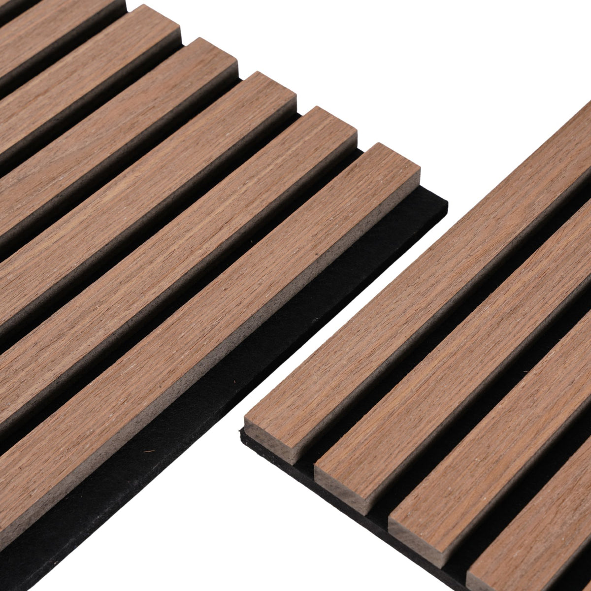 Panneau acoustique en placage de chêne fumé 2400x520x18 mm