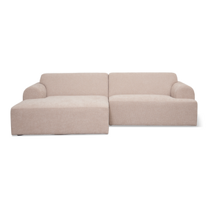 Arianna - Canapé d'angle beige - Orientation gauche