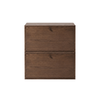 Armoire à chaussures Berto - chêne fumé avec 2 portes