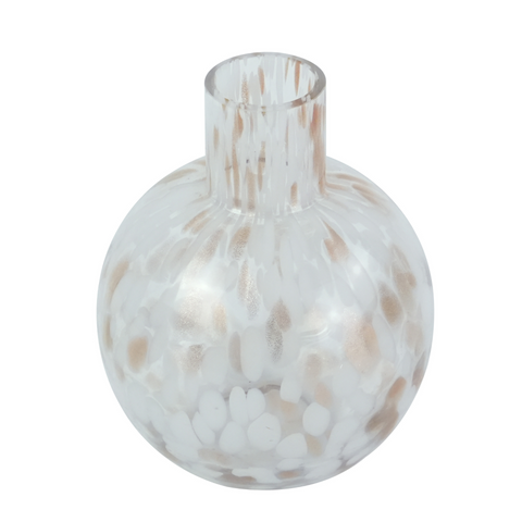 Fanny vase en verre blanche 23 cm