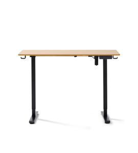 Damian bureau réglable en hauteur bureau 115x60 cm en placage chêne