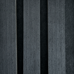 Échantillon de panneau acoustique en placage de chêne noir 150 x 120 mm