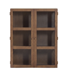 Armoire murale Havana en chêne fumé 100x80x35 cm