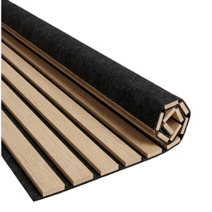 Panneau acoustique flexible en placage de chêne 1200x520x18 mm
