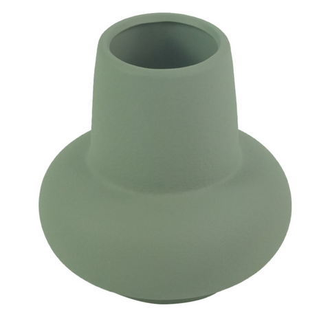Birka - Vase en céramique vert poussiéreux 15 cm