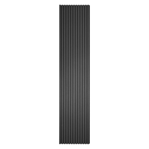 Panneau acoustique en placage de chêne noir 2400x520x18 mm