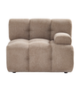 Lilie - Module droit couleur sable - L : 95 x P : 95 x H : 64 cm