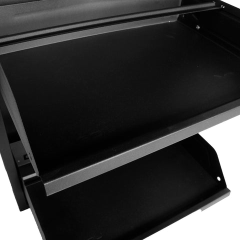 Louis - Armoire à chaussures Métal noir avec 3 portes