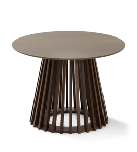 Table basse ronde Harris en chêne fumé - Ø70 cm