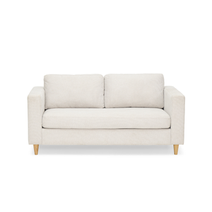 Hildur - Canapé 2 places beige L : 169 x P : 85 x H : 77 cm