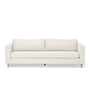 Hildur - Canapé 3 places beige L : 226 x P : 85 x H : 78 cm