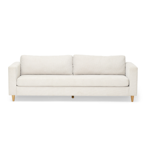 Hildur - Canapé 3 places beige L : 226 x P : 85 x H : 78 cm