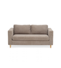 Hildur - Canapé 2 places couleur sable  L : 169 x P : 85 x H : 78 cm