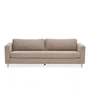 Hildur - Canapé 3 places couleur sable L : 226 x P : 85 x H : 78 cm