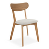 Chêne avec assise rembourrée