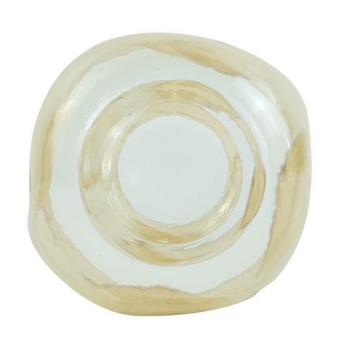 Joy verre vase fumé 18 cm