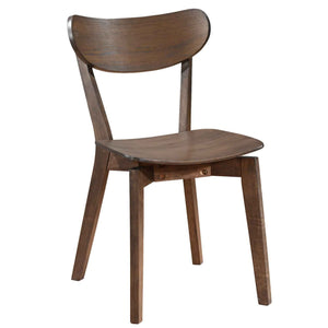 Rory chaise de salle à manger – Chaise en placage de chêne fumé