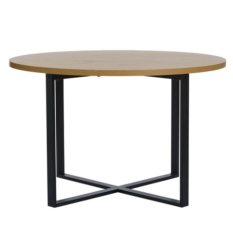 Table de salle à manger Lugo aspect chêne Ø120 CM