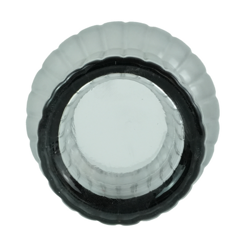 Hera - Vase en verre grise 23 cm