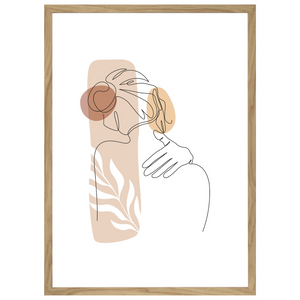 Lea - Cadre photo en bois 50x70 cm
