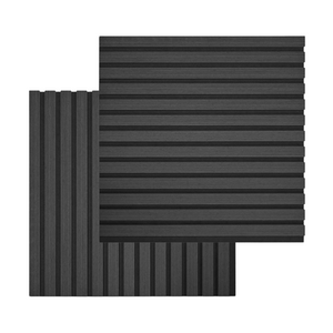 Panneau acoustique en placage chêne noir 520×520×18 mm