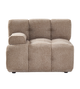 Lilie - Module gauche couleur sable - L : 95 x P : 95 x H : 64 cm