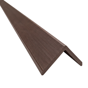Kinsley - moulure de finition pour bardage en composite marron 2900 x 219 x 29 mm