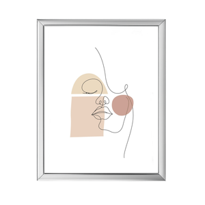 Cadre photo Malina PVC brillant Argent 13x18 cm