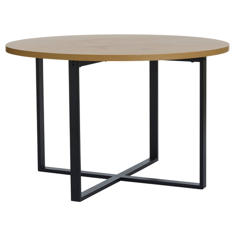 Table de salle à manger Lugo aspect chêne Ø120 CM