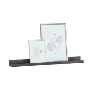 Emmie étagère photo chêne fumé 60x7 cm