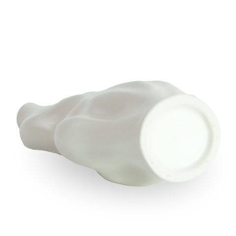 Alva - Vase en céramique blanche 25 cm