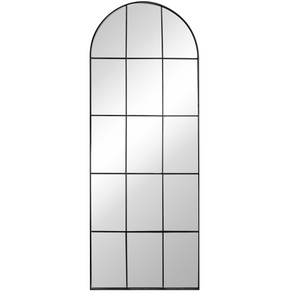 Mia - Miroir de style New York avec cadre noir 70 x 180 cm