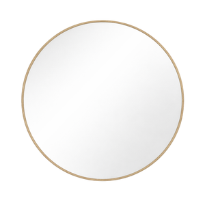 Miroir Ruthy Ø60 cm avec cadre en bois de chêne