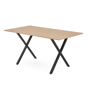 Marly Table Plank en placage chêne 150x80x75 cm