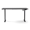 Table réglable en hauteur Damian 160 x 80 cm, noire + fauteuil de gaming Julian