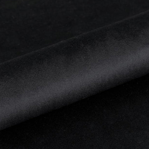 Freja - Velours noir échantillon de tissu