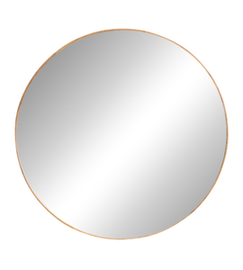 Miroir Ruthy Ø80 cm avec cadre en bois de chêne
