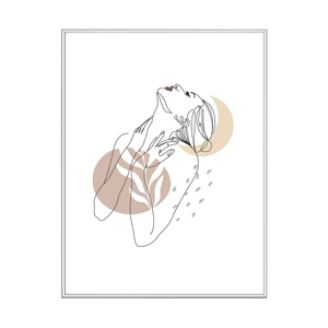 Cadre photo Malina PVC brillant Argent 21x30 cm