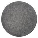 Bonnie - Coussin de siège rond en feutre gris
